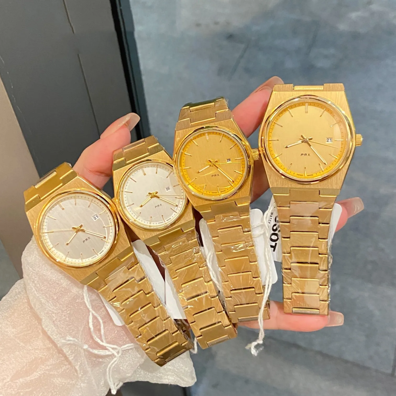 DHgate.com:Valentine GiftPRX Automatic/Quartz Couple Watches