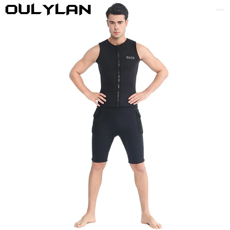 Dames badmode mannen 3 mm korte duikbroek sport neopreen vest pak ultra elastische snorkelende warm strand surf wetsuit man