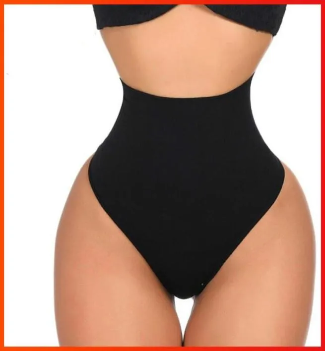 Taille haute de la taille de la taille des femmes Traineur Traineur Body Corps Shaper Slimming Control Pantes Thong Gstring Butt Lifter Scailless Paperas1996164