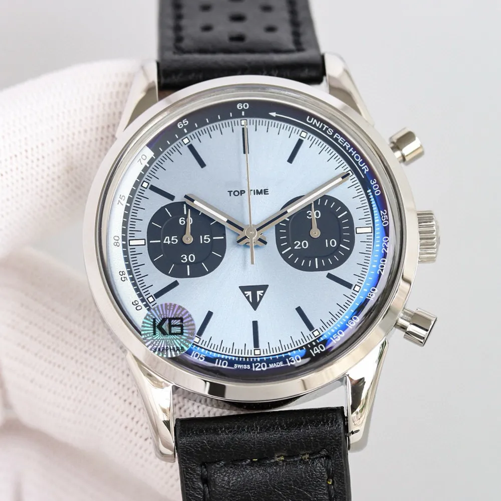 Верхнее время A233112A1A1X1 AAAAA 5A Качество 1: 1 SuperClone Watch 41 мм Men Automatic Mechanical Chronograph 7750 Движение сапфировое стекло с подарочными коробками часов