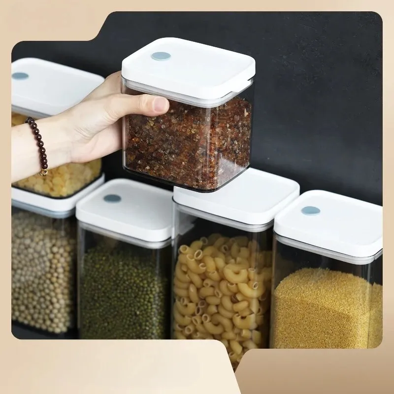 Conteneur de stockage alimentaire scellé Bouche large Coffee Rangement de poudre de rangement lave-vaisse