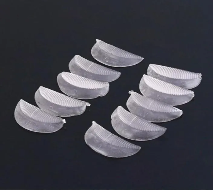 Новый 5 пары силиконового ресника Постоянный пермингерльсерлджирский керлинги для подъема фальшивой фальшивой ресниц Shield Pad Maquillaje Patches3295866