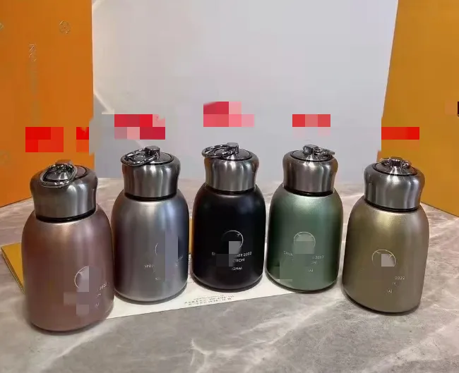 Designer Stainless Steel Thermos Cup Winter Mini Korean Style Boys and Girls Big Belly Water Cups