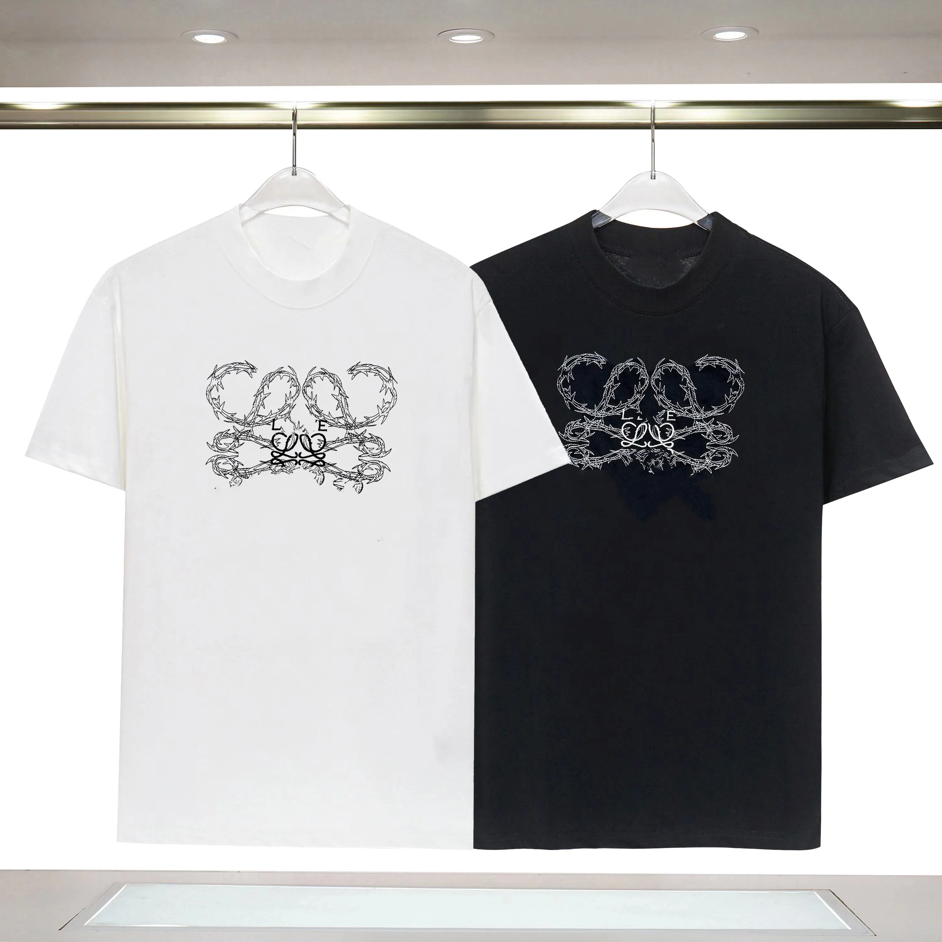 Yaz Tasarımcı Erkekler 3D T-Shirt Sıraslı Adam Tee Kadın Gömleği Gevşek Tees Letters Yüksek Kaliteli Baskı Kısa Kollu Günlük Lüks S-3XL