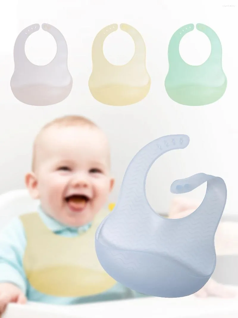 Haarzubehör 1 PCs Baby Silikon Bib Ultra Leichtes wachsendes schulterwassersicheres verstellbares Wellblech -Design -Zubehör Lebensmittel