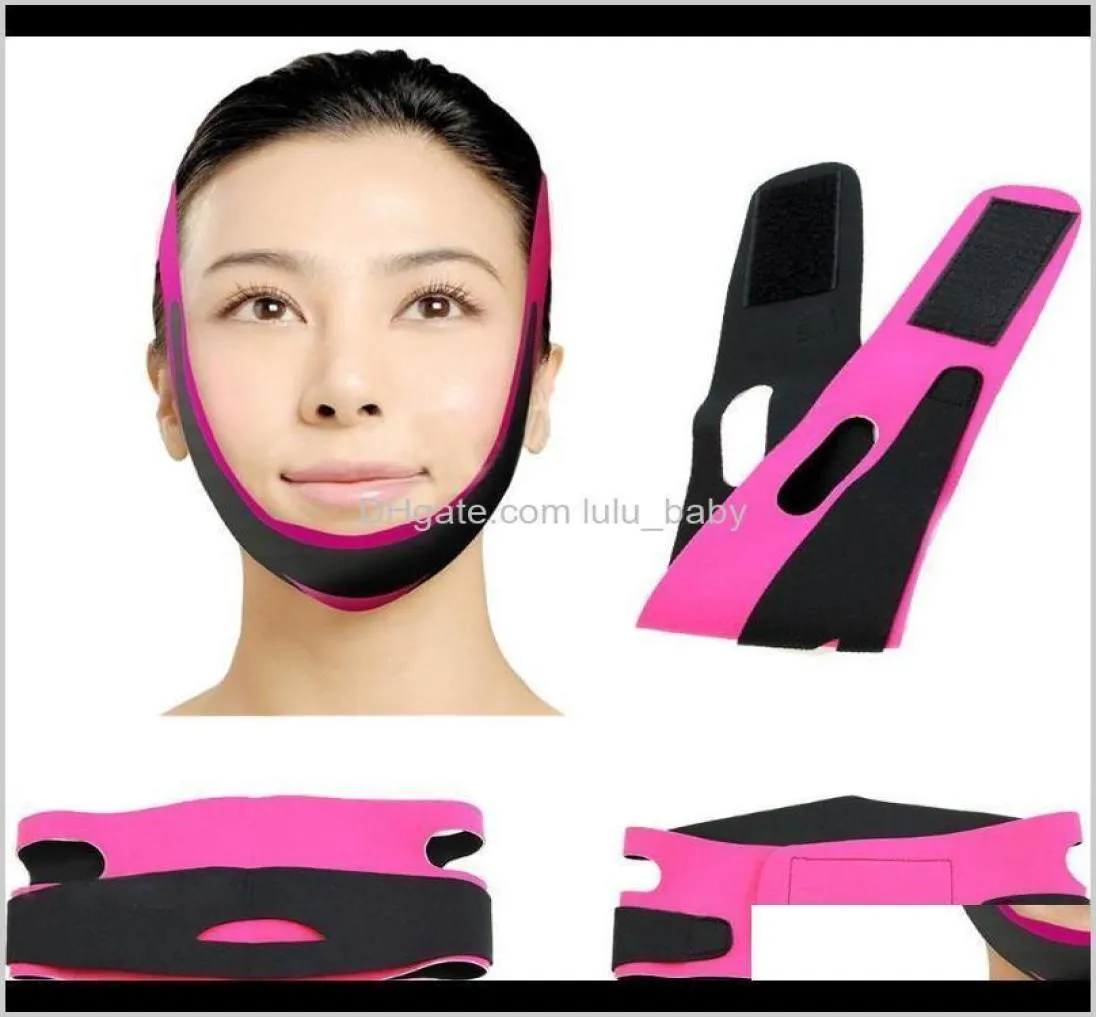 Dispositifs de soins Vline Femmes Slimming Chin Cheek Slim Lift Up Mask V Face Ligne Band Anti Rangage Band Facial Beauty Suczt Oluji2340941