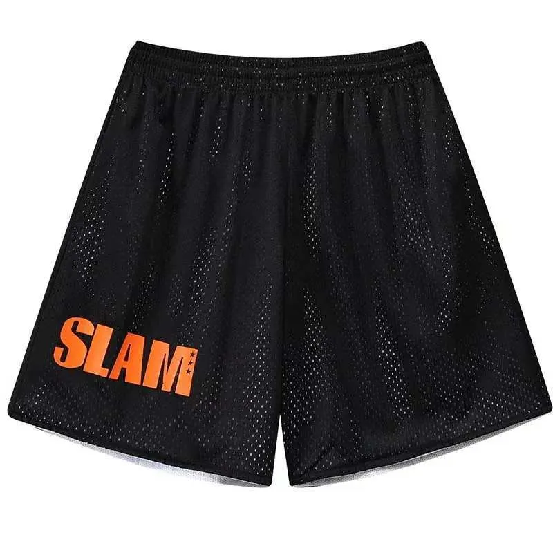 Shorts masculinos shorts de basquete masculino 2023 verão 2 camadas cintura elástica malha de cordão CrossFit Running Fitness Gym Marathon Sportswear J240510