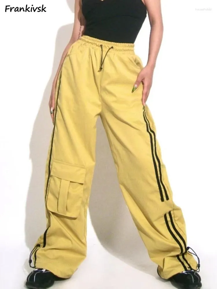 Frauenhose Fracht Frauen Freizeit Streetwear Baggy komfortable ästhetische einfache vielseitige europäische Stil Schnell trocken funktionaler Techwear