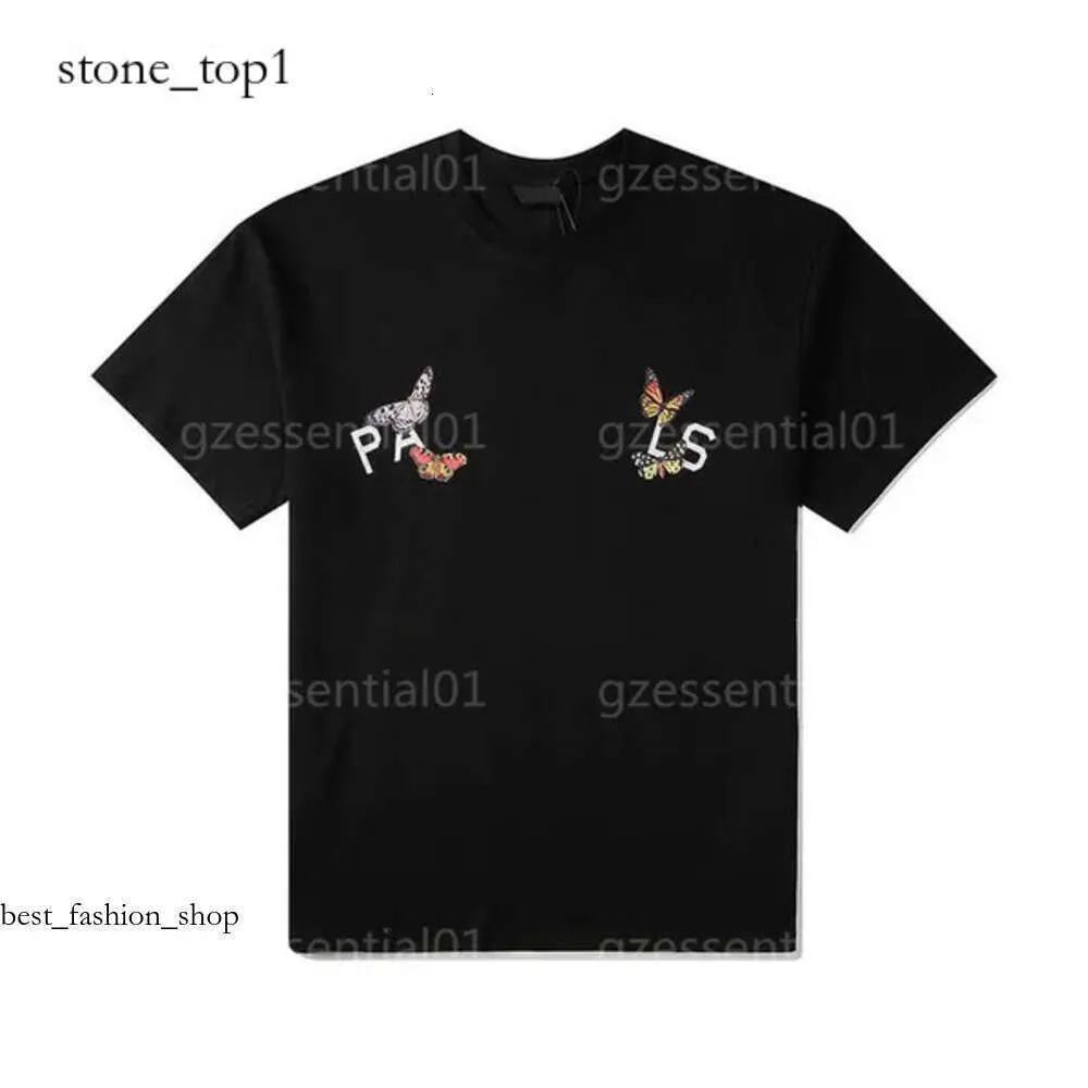 Palm Angles Gömlek Palmiye Açıları Tişört Erkekler İçin Tshirts Tasarımcı Yaz Tshirt Mektup Grafik Baskı Üstleri Gevşek Konfor Pamuk Tasarımcı T-Shirt Adam Giysisi Angle 163