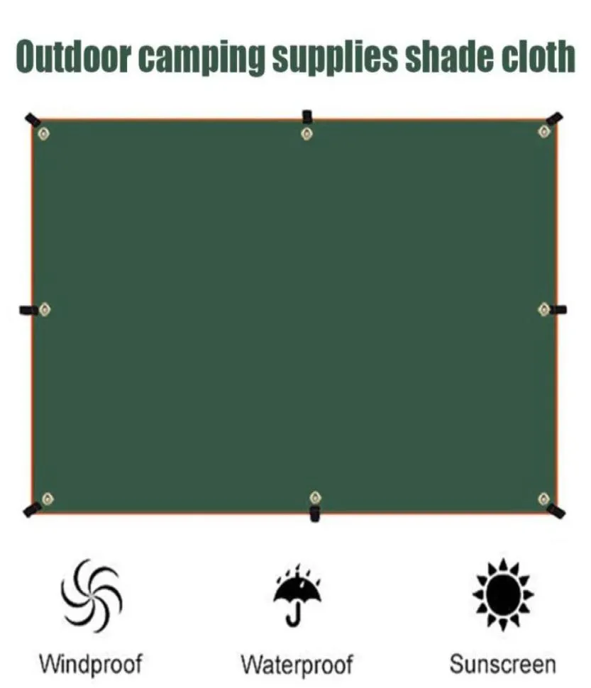 Tenten en schuilplaatsen tent tarp luifel waterdichte schaduw doek ultralight tuin luifel sunshade outdoor camping strand zon shelter3656329