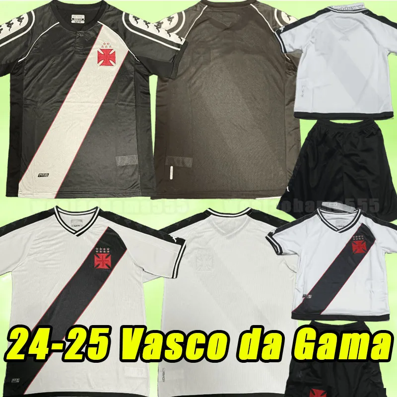 24/25 Vasco da Gama Soccer Jerseys Respeito E Diversidade Shirts Maxi Rios Paulinho Fabiano Muriq 2024 2025 Alex Teixeira Eguinaldo Football Shirt Home Men Kids