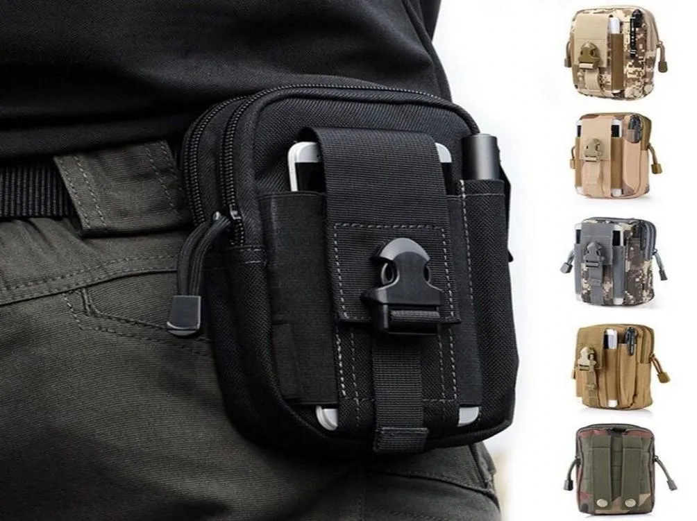 Sac à la taille masculine Unisexe Tactical sac à dos extérieur imperméable Oxford Travel Drop Jame Motorcycle Fanny Pack Camping Military Army Bags1354195