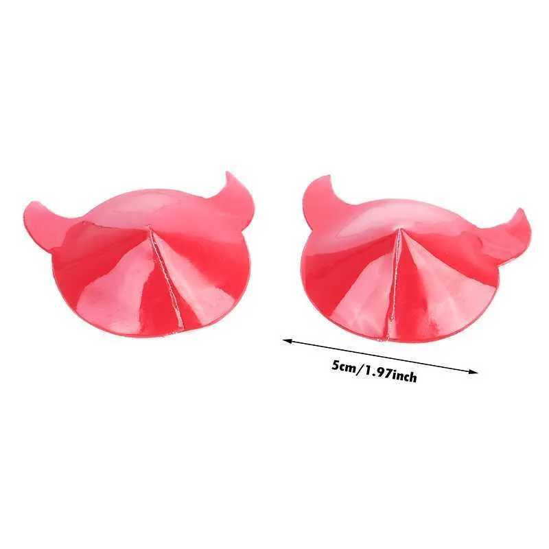 Breast Pad 1 Par latexhögtalare klistermärken engångs självhäftande tyg klistermärke mjukt pad cover bh sexig djävul q2405091