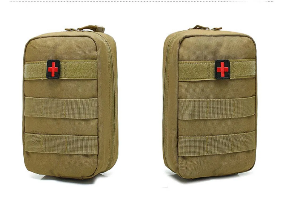 Vattentät Nylon Tactical Molle Bag Medical First Aid Utility Emergency Pouch Camping vandring x0031999402