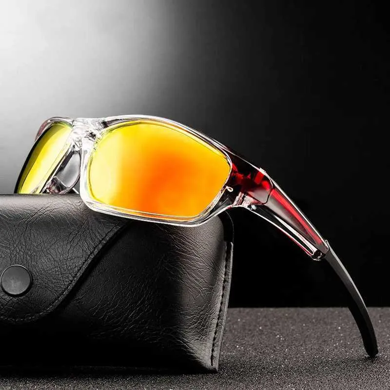 Sonnenbrille 2023 Neue polarisierte Nachtsicht Fahren Sportbrillen Herren Klassiker UV400 Q240509