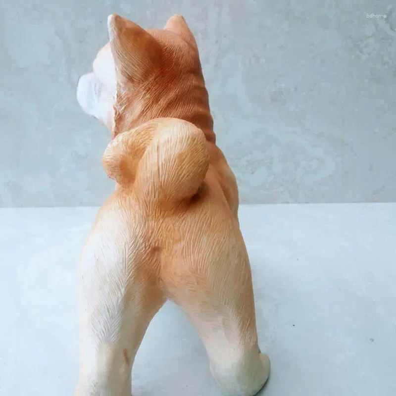 Decorative Figurines Resin Crafts Simulated Dog Ornaments Living Room TV Cabinets Craft Decorations Cartoon Wholesale