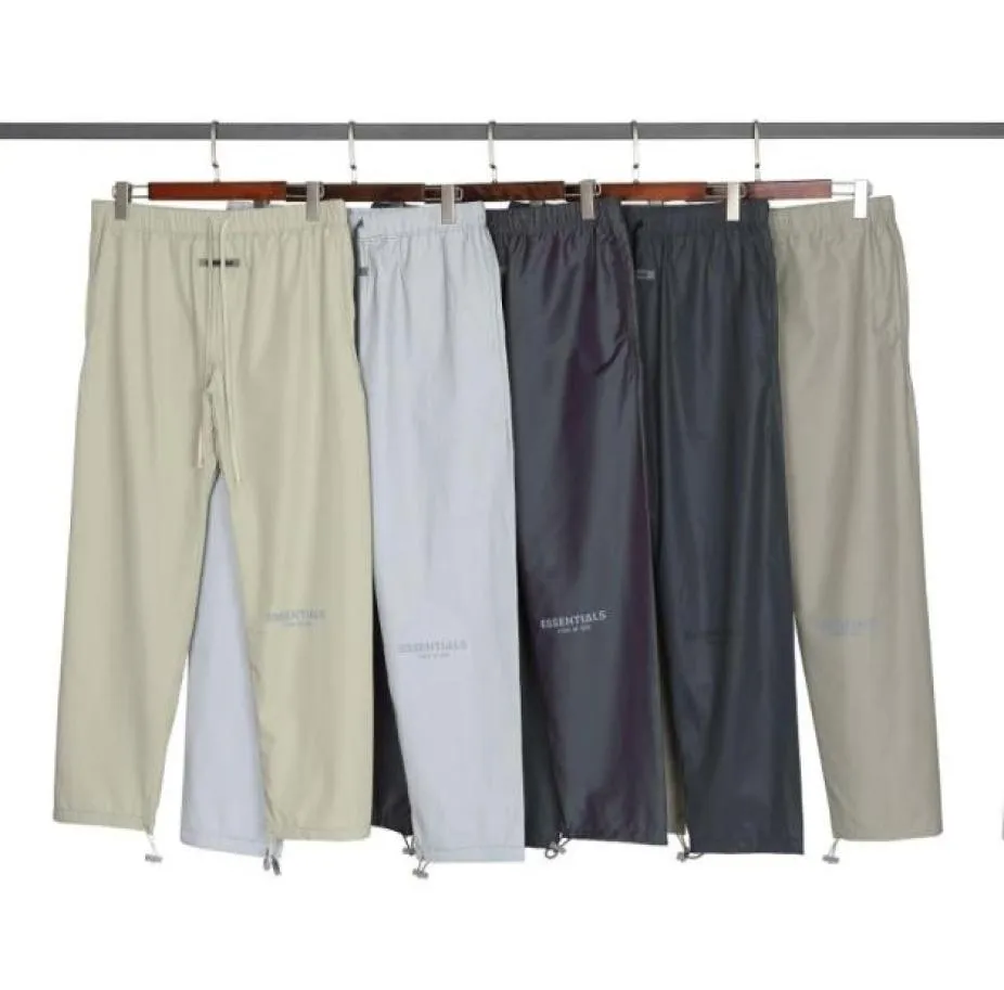 Men039s Pants Casual Sweatpants Autumn Winter USA Colorful Laser Reflective Nylon Trousers Men Women Joggers28142146421815