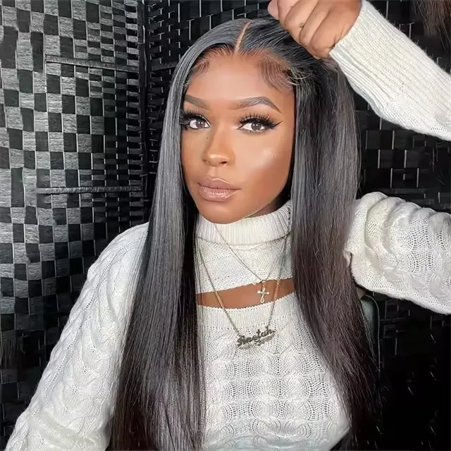 Light yaki Straight V Part Wigs Human Hair for Women Glueless Upgrade Machine Made Clips in V shaped vPart Wig Leave Out Real Scalp Beginner Friendly DIVA1