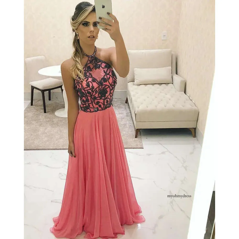 Watermelon Party Dresses | Aqua Chiffon Prom Dress With Beaded Halter & Sexy Formal Design From Myohmydress, $140.8 | DHgate.Com Watermelon Party Dresses | Aqua Chiffon Prom Dress With Beaded Halter & Sexy Formal Design From Myohmydress, $140.8 | DHgate.Com