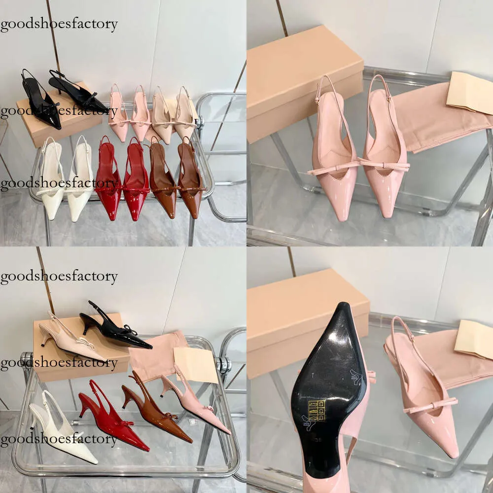 100% Designer Real Leather Brand Meilleure qualité Point Point Bow Sandals Hollow Women's Shoes Original Edition