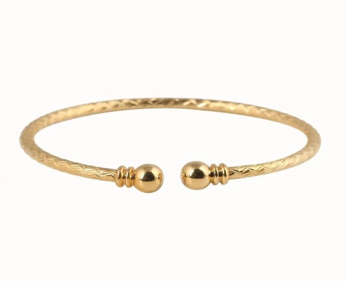 Bangle Gold Ploated Size Openable Dubai Africa Bangles For Women Men Ethiopische armbanden Afrikaanse sieraden7778631