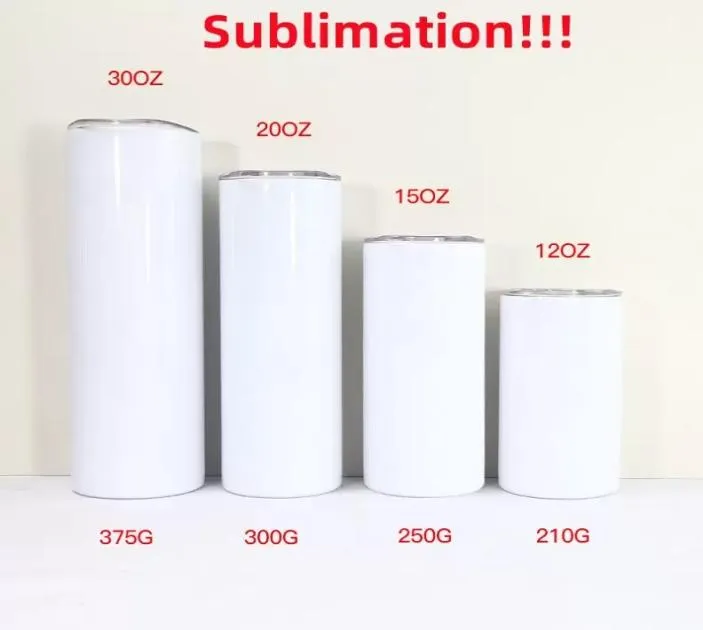 100 шт. 20 унций Subliamtion Tumbler и 100 шт.