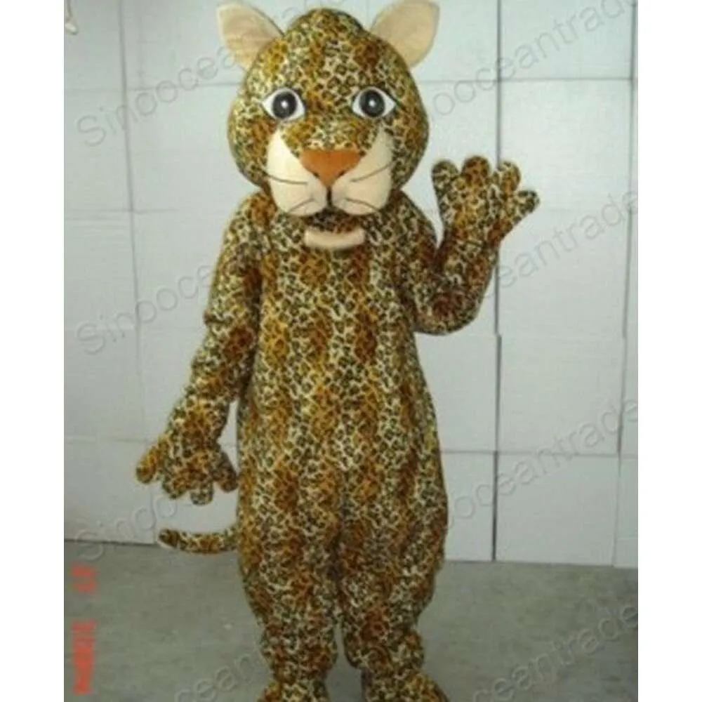 Mascote trajes de mascote de leopardo EMS Express Hot Size Size Size Sale