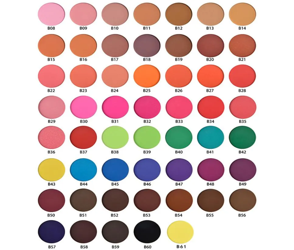 1pcs Single fard à paupières Powder DIY BRIMERIE VIBRANT COULEUR COULEUR ROND 120 COLORS POUR COISON7607384