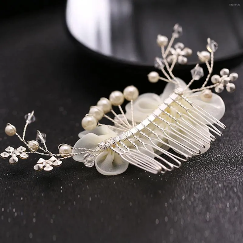 Coix de cheveux Combs décoratifs avec des papillons en alliage en alliage de couleur pour les achats de datation de mariage de mariée