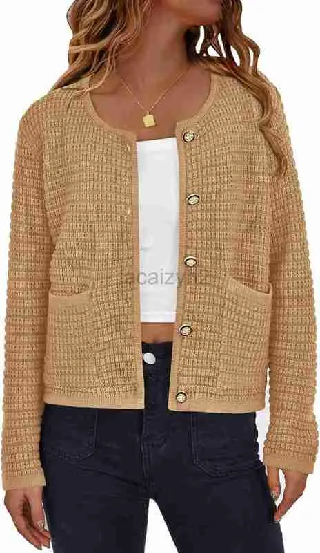 Maglioni taglie forti da donna cardigan abbottoni da donna a maniche lunghe simpatiche camicia in maglia con tasca top