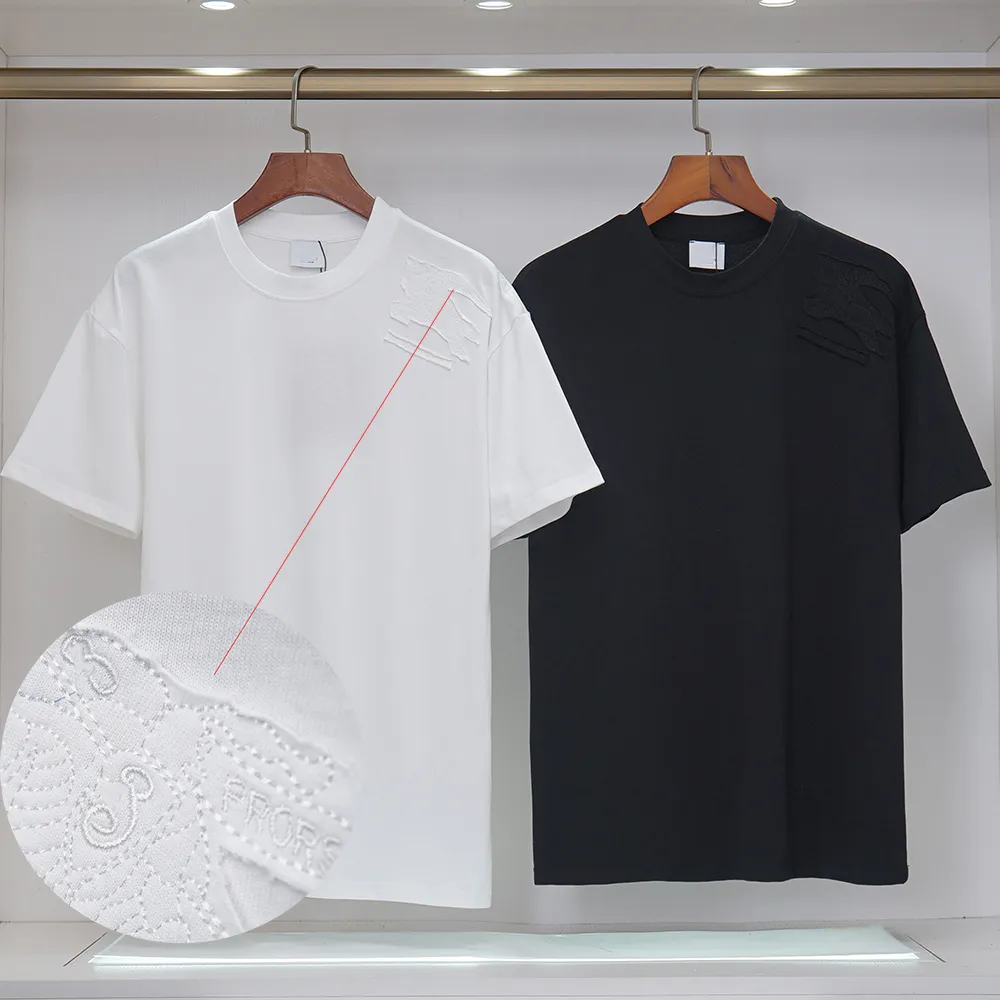 Designers de Paris Men's T-shirt Casual Women's T-shirt Lettres 3D Stéréoscopique Imprimé à manches courtes à manches à succès Hip Hop Vêtements Hip Hop
