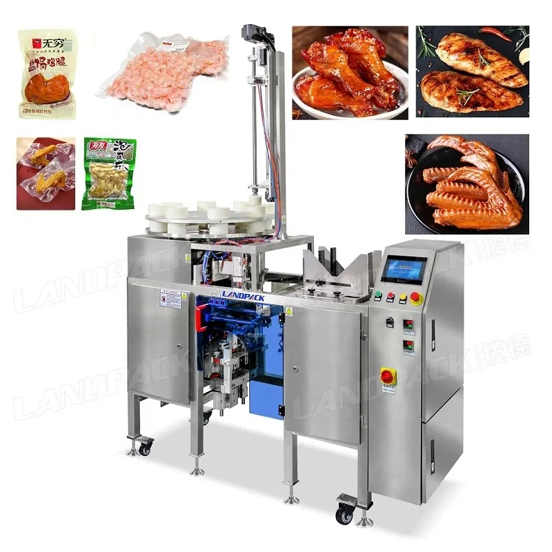 Mini Fully Automatic Chicken Premade Doy Pack Bag Pouch Filling Packaging Packing Machine