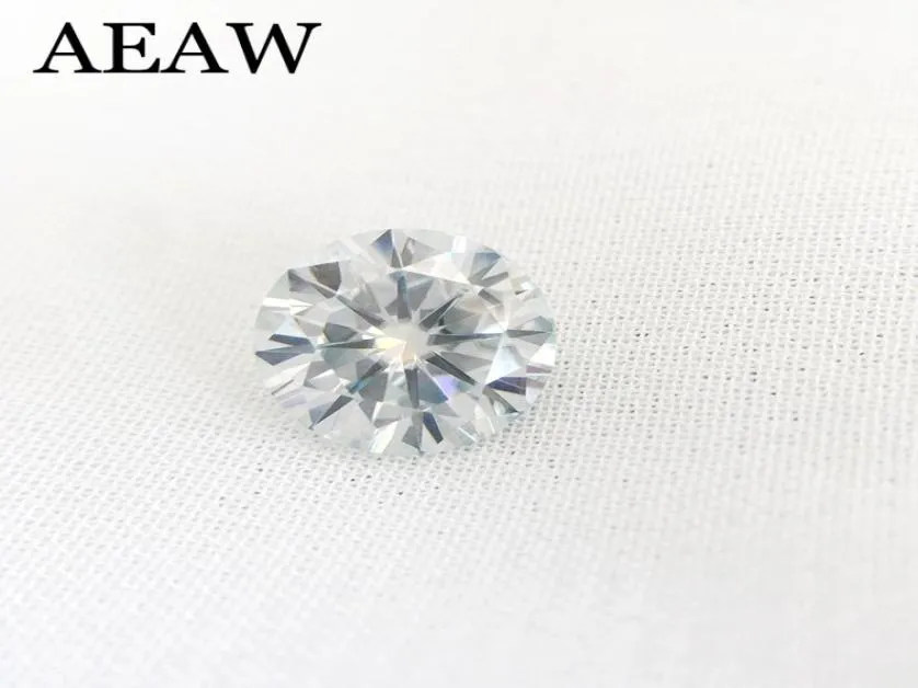 Okrągłe genialne wycięte moissanite 1 karat 65 mm niewielki test niebieski Pozytywny laboratorium Diamentowe luźne klejnoty Kamienie Doskonałe cięcie VVS11310115