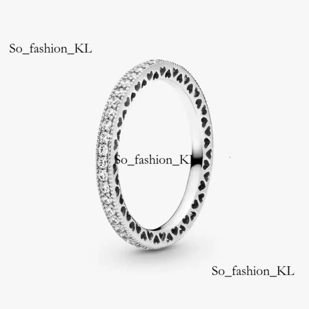 Designer Jewelry 925 Sterling Silver Jewelry Woman Pandorabracelet Ring For Lover Gift Diamond Jewelry Fit Panda European American Style Luxury Designer Ring 694
