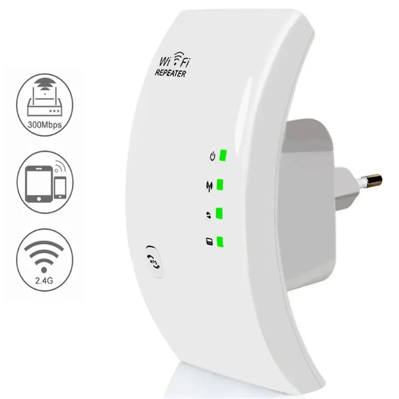 Wireless WiFi Repeater WiFi Range Extender 300 Mbit / s Netzwerk Wi FI -Verstärker -Signal Booster Repetidor WiFi Access Point