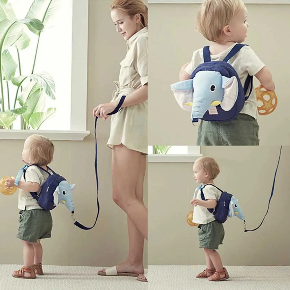 Carriers Slings Backpacks Infant and Young Childrens Anti Loss Backpack Babys Anti Loss Traction Rope wanneer Going Babys veiligheidsgordel kleine rugzak T240509