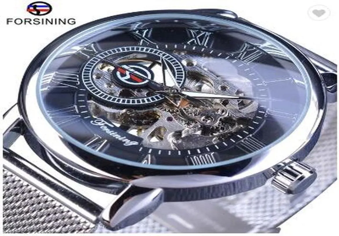 Top Luxury Mens Watches Forsiner Case transparent 2020 Fashion Men Watches Top Brand Luxury Mécanique Squelette Wrist Watch 7879967