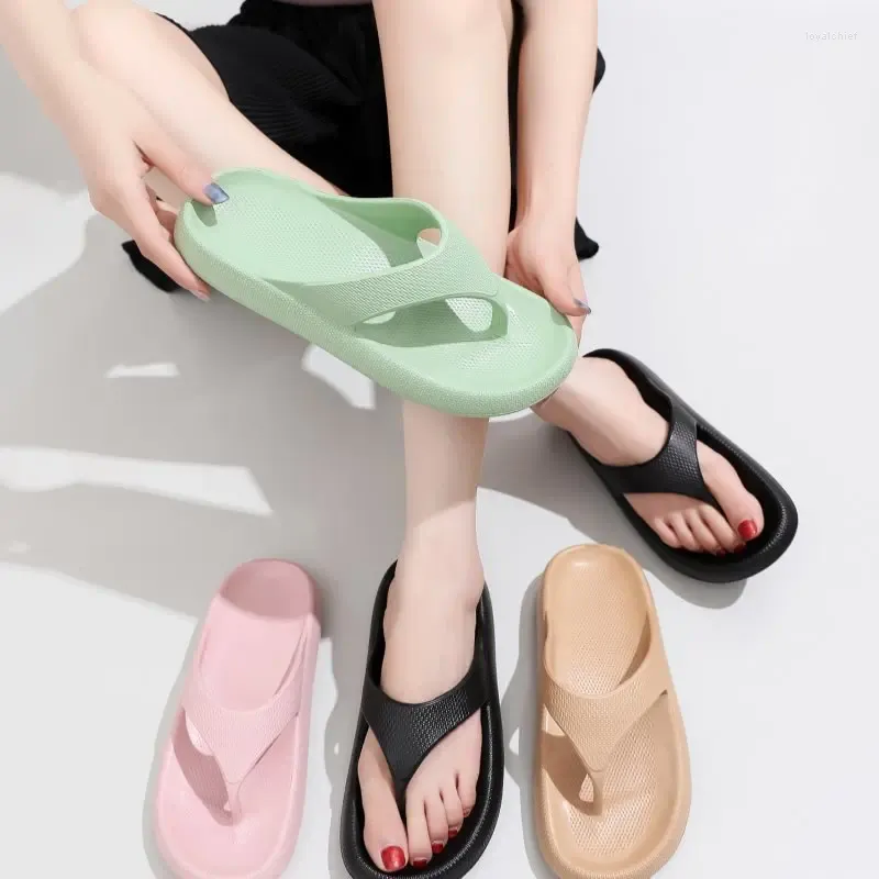 Hausschuhe Milikuyou Frauen Männer 2024 Weiche Eva Slides Schuhe Liebhaber Antiskid Plattform Gartenpaar Flip Flops für Stenio