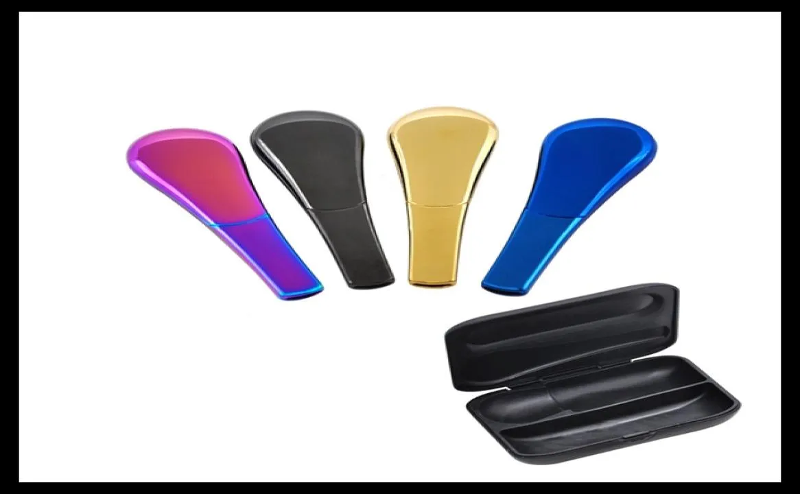 9 couleurs Nouvelles accessoires de tuyaux de tuyau de cuillère créative pour la cuillère portable avec boîte à tabac à tabac