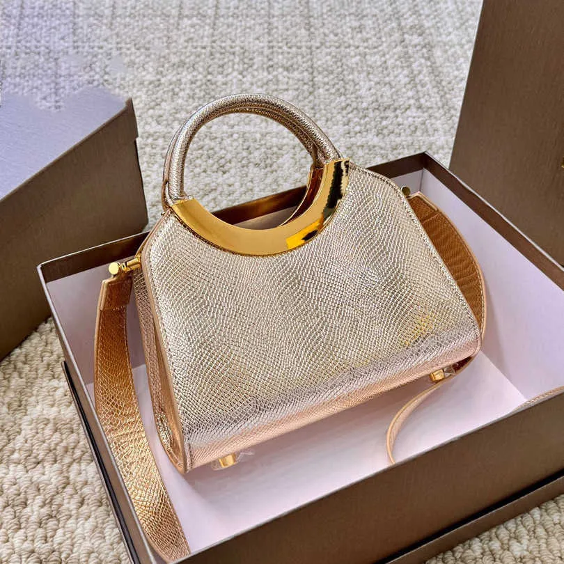 Designer Snakeskin Shoulder Bag for Women Luxury 2024 Handbags Purses Wallets Crossbody Pochette Totes