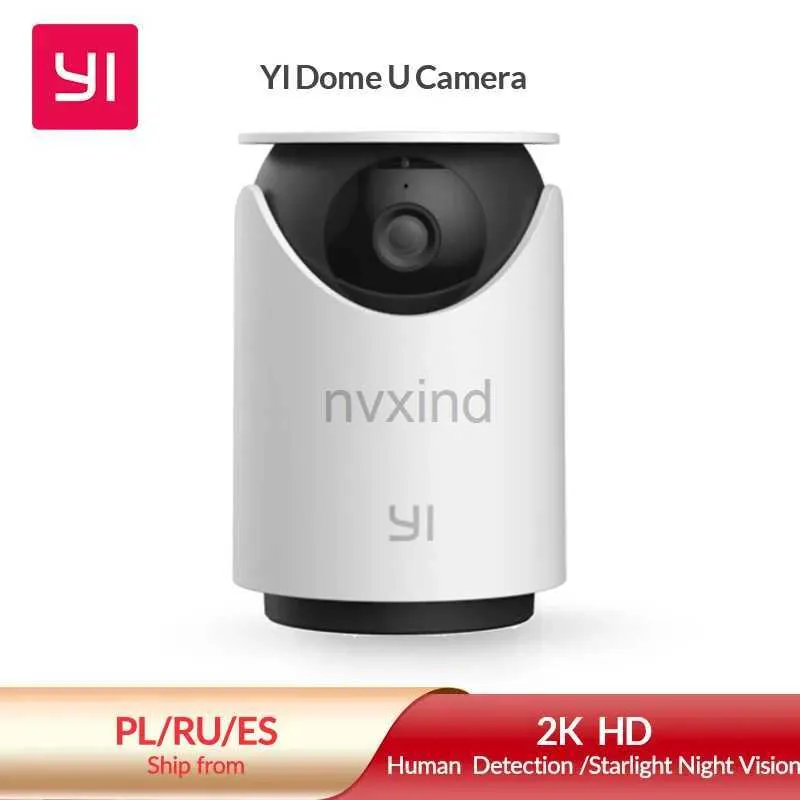 IP -camera's Yi Dome U veilige indoor camerapan en tilt ip 1080p met Wi Fi -compatibiliteit voor AI Video Surveillance en Voice Assistant voor mensen en huisdieren D240510