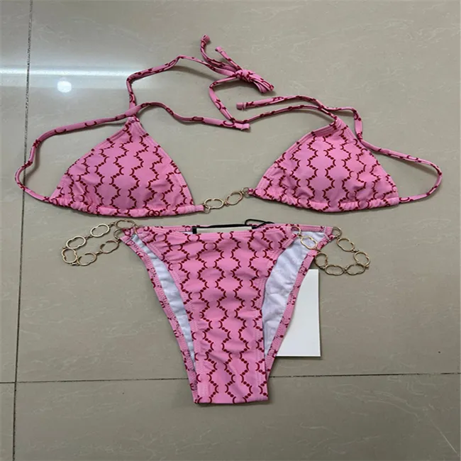 Kvinnors badkläder F Sexig designer Swimsuit Solid Bikini Set Textil Låg midja baddräkter strandkläder simning för kvinnor sexig en bit badkläder storlek S-XL #20