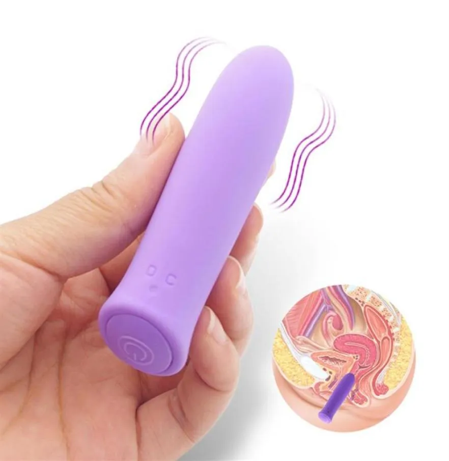 Mini Bullet Vibrator Egg Silicone Nipples Stimulation femelle Small Dildo GSPOT vibrant masseur Sex Toys for Women302C9998625