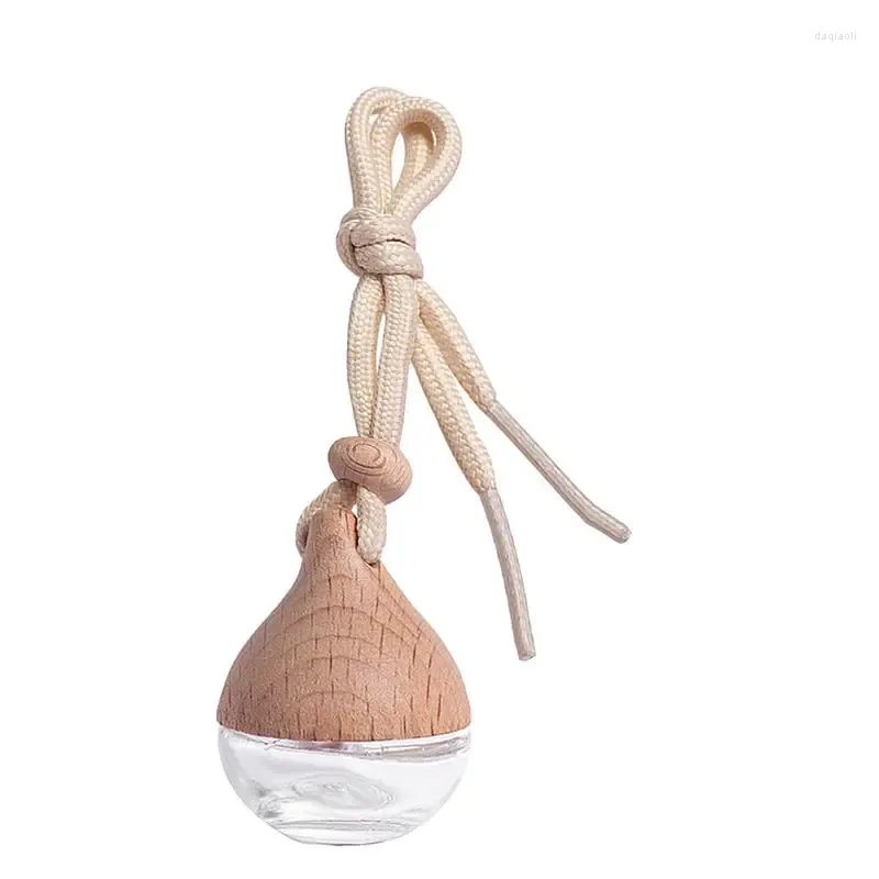 Perfume de voiture Pentures pendings Bouteille Rylangers d'air en bois Accessoires intérieurs élégants avec parfum durable