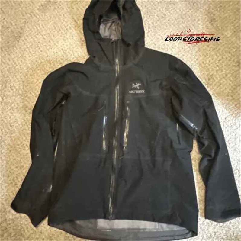 Tasarımcılar Marka Windinger Kapşonlu Ceketler Kanada Yapımı Arc SV Ceket Siyah P7XV