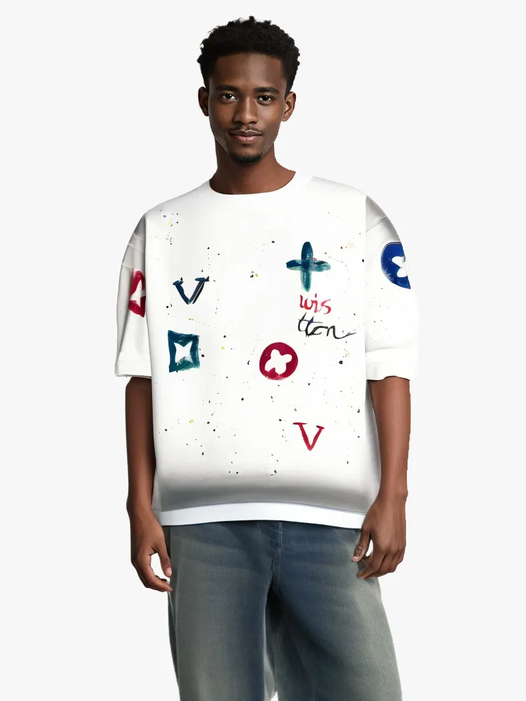T-Shirt Vintage Délavé Harajuku - Col Rond, Coupe Oversize Unisexe - Style Streetwear Anime