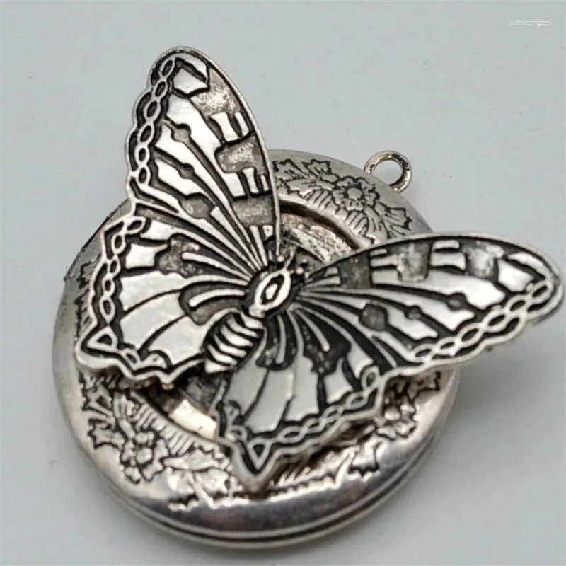 Collane con ciondolo antico a forma di cuore e farfalla, collana con ciondolo Flow, regalo per mamma, ragazza adolescente, zia XSH-244_voghion.com