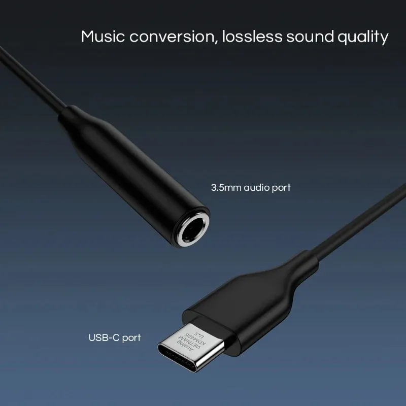 Kabel audio Typ C 3,5 JACK EARDPONE CABLE USB C do 3,5 mm Adapter do słuchawek dla Huawei P10 P20 P30 Pro Mate 10 Pro 20 30 30