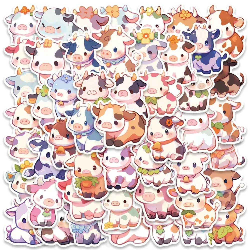 Waterproof Cartoon Cow Stickers Cute Laptop... From Pu09, $7.2 | DHgate.Com