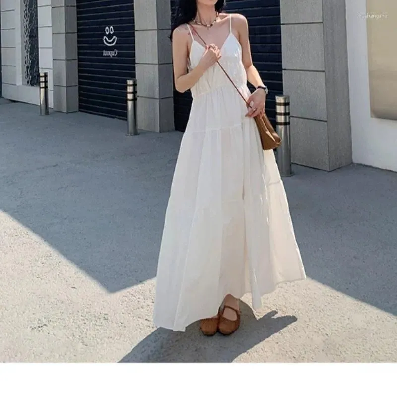 Tourism Vestido Largo Casual Juvenil Vestido Corto Adelante Largo